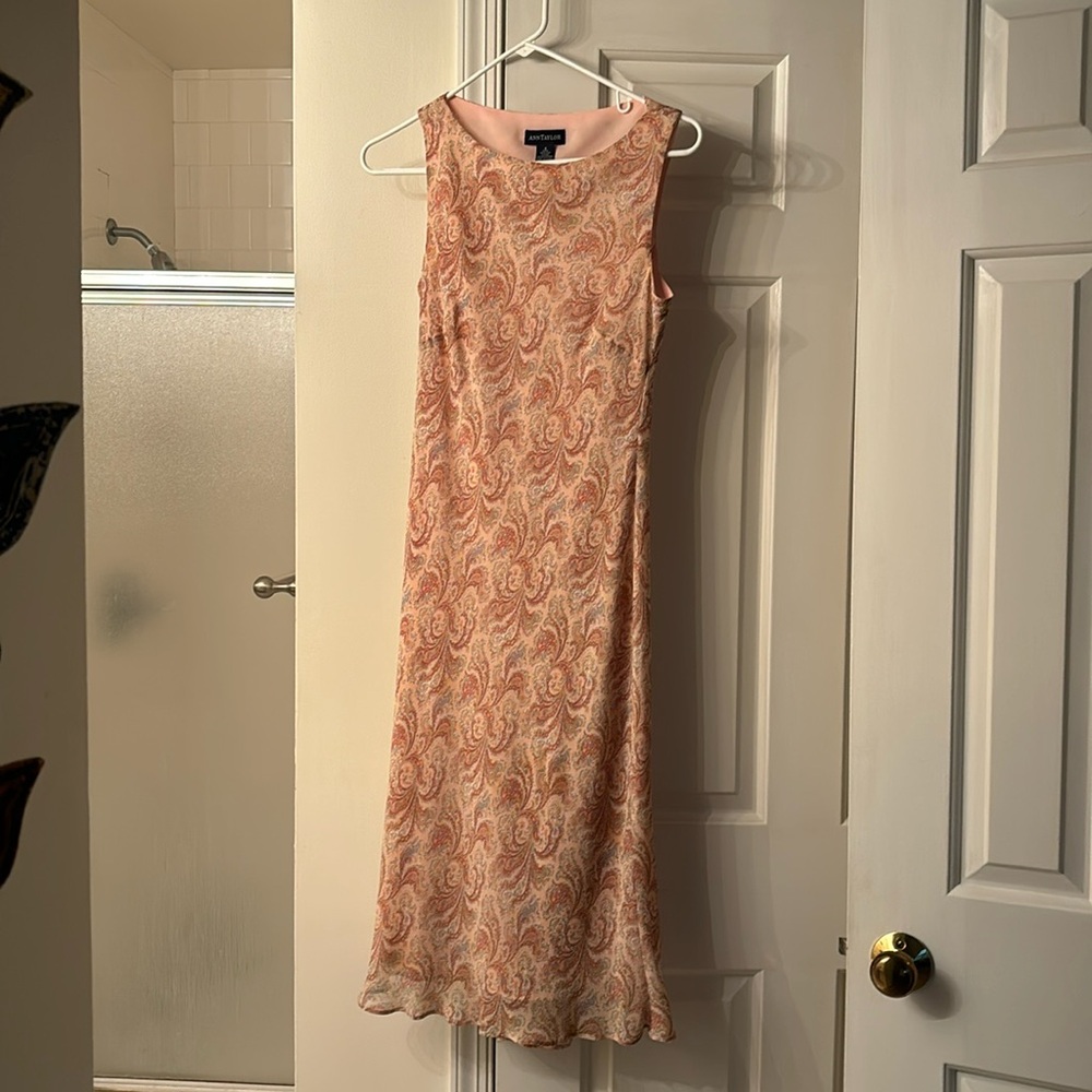 Sleeveless Silk Dress